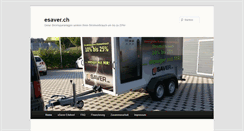Desktop Screenshot of esaver.ch